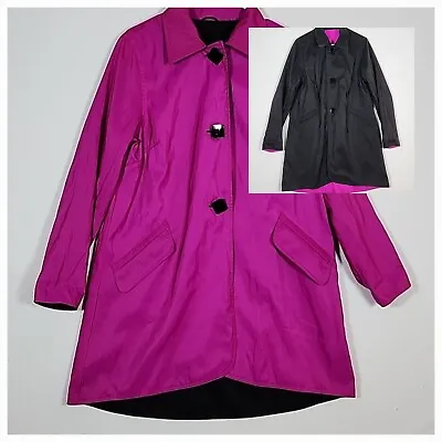 Mycra Pac Now Women's Reversible Raincoat Size S/M Made In USA EUC • $59.99