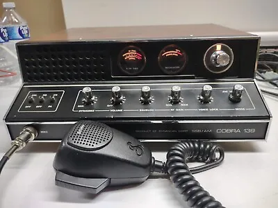 Vintage Dynascan SSB/AM Cobra 139 CB Radio Transceiver Base Station With Mic  • $147