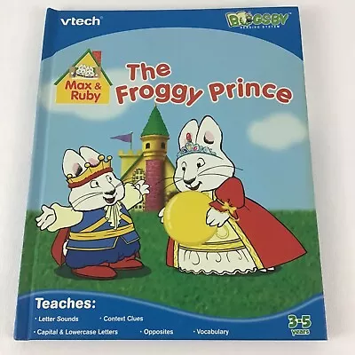 VTech Bugsby Reading System Max & Ruby Froggy Prince Educational Book Cartridge • $19.75