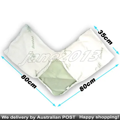 V Pillow Cover Case For Boomerang/V/TRI Shape Pillow Made From Bamboo Fabric • $25.85