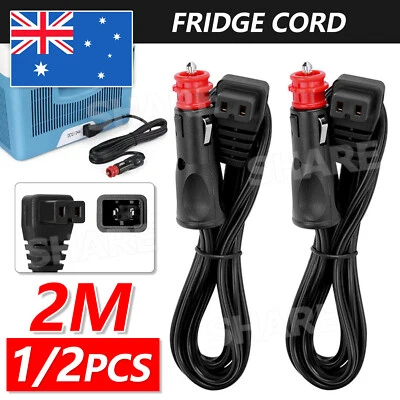 $19.95 • Buy 2M Power Lead Cable Cord 12V Merit And Cigarette Plug To Waeco Fridge Adaptor AU