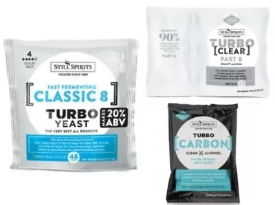 Still Spirits Brew Pack Turbo Classic 8 Yeast Carbon And Clear • $17