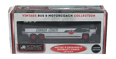 Iconic Replicas 87-0331 MCI MC-9 Crusader II Bus Canada Coach 1:87 HO NIB • $34.99