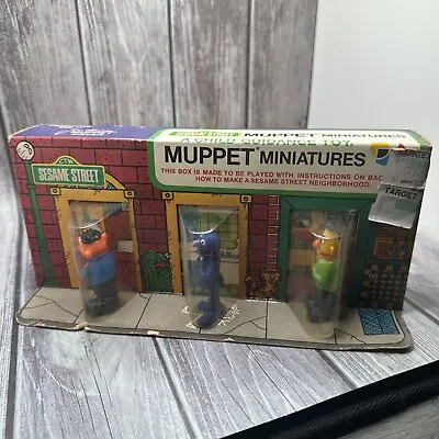 Vintage Sesame Street Muppet Miniatures 1974 New In Box Child Guidance Questor • $125