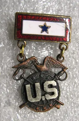 /US Army Quartermaster Pin One Star ( Son In Service) Brooch ww2 • $19.77