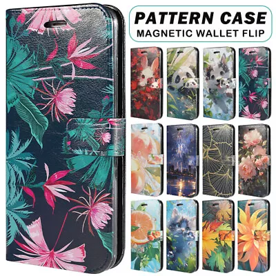 For OPPO A58 A78 A98 A79 Find X7 Ultra Pattern Case Leather Stand Wallet Cover • $14.99