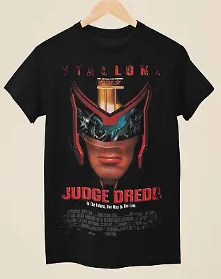 Judge Dredd - Movie Poster Inspired Unisex Black T-Shirt • $18.93