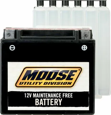 NEW MOOSE RACING 2113-0245 AGM Maintenance-Free Battery Yamaha Rhino 700 2008-09 • $178.95