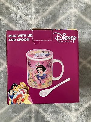£9.99 • Buy Disney Princess Mug With Lid And Spoon Boxed