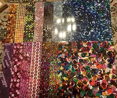 Create And Craft 40  Sheets Sequinned Patterned Card For Cardmaking Lot (4) • £4