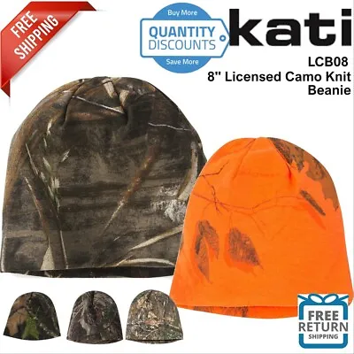 Kati Men 8  Camo Soft Knit Beanie Hat Blend Winter Sports Style Warm LCB08 • $12.49