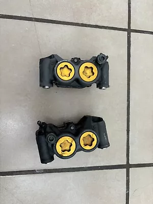 08-16 Yamaha Yzf R6 Oem Right Left Front Brake Caliper Set Pair Calipers #2376 • $125