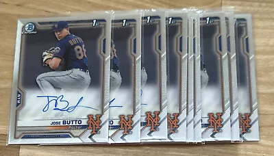 2021 Bowman Chrome JOSE BUTTO 1st Rookie AUTO #CPA-JBU Mets QUANTITY 1 Auto • $12.99