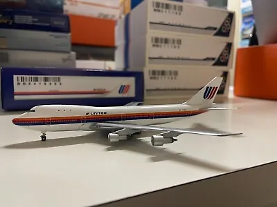 Aeroclassics 1:400 United Airlines Boeing 747-100 N155UA (BBX41668A) 'Saul Bass' • $129.18