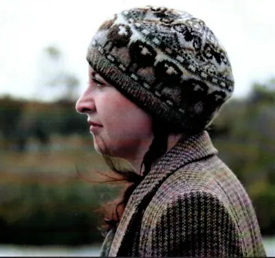  Fair Isle Style Sheep Hat Approx 4ply Knitting Pattern 3 + 2.75mm Needles • £2.99