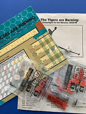 Tigers Are Burning Ukraine 1943-44 Board Wargame Ty Bomba Complete • £14.99