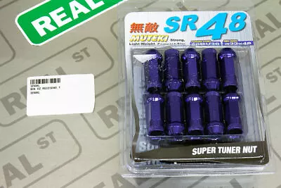 MUTEKI SR48 Open End Lug Nuts 12X1.50 48mm Purple 32906L • $103.55