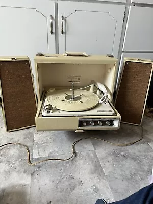 Magnavox Stereo Micromatic Turntable Portable Record Player Power Transistor • $349