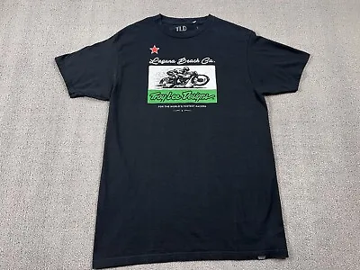 Troy Lee Designs Shirt Adult Medium Black Short Sleeve Moto MTB Laguna Beach Men • $16.05