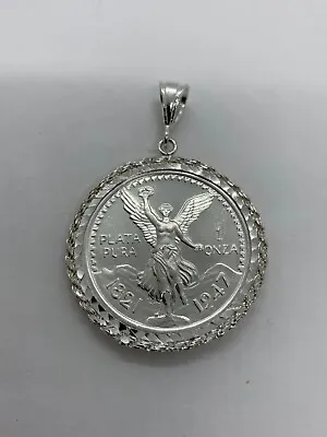 Centenario 925 Sterling Silver 1oz Libertad Coin With 925 Sterling Silver Bezel • $152.10
