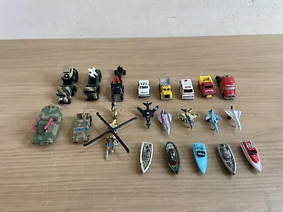 Bundle Of 22 Vintage Micro Machines Hasbro Job Lot Military Boats Planes Ect • £38.50