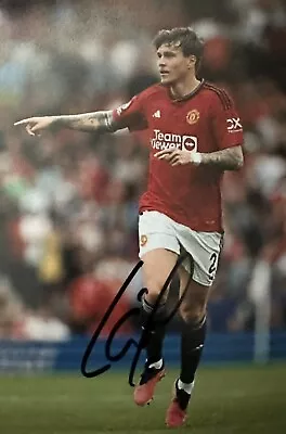 Manchester United Victor Lindelöf Hand Signed 6x4 Photo • $8.70