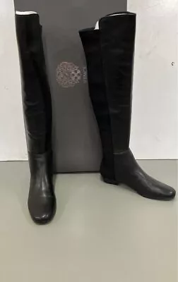 Women's Vince Camuto Black Tall Boots W/Box Sz 7.5 M • $9.99