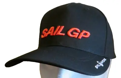 Sail Racing Sail GP Embroidered Baseball Cap 100% Cotton Adjustable BNWT Black • £14.99