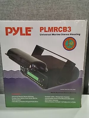 Pyle PLMRCB3 Universal Marine Stereo Housing With Full Chassis Wired Casing • $63.49