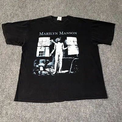 Vtg 1996 Marilyn Manson Antichrist Superstar Tshirt Men Xl Concert Tour Band Tee • $249.77