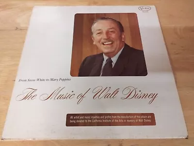 The Music Of Walt Disney Vinyl Album Record - From Snow White To Mary Poppins. • £8.99