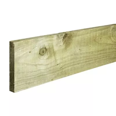 Fencing Timber Gravel Boards 22mm X 150mm  ( 6 Inch Pressure Treated Board ) NEW • £21.99