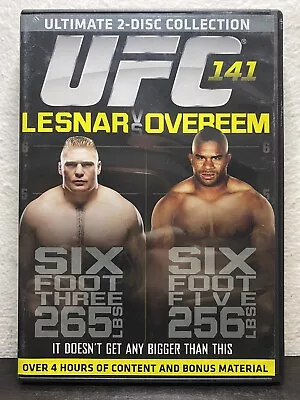 UFC 141: Lesnar Vs Overeem DVD W/ Insert (2-Disc Set MMA 2011) • $11.99