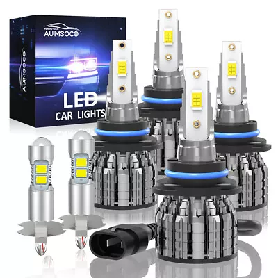 Combo LED Headlight High Low Beam + Fog Lights Bulbs For Acura Integra 1994-1997 • $84.99