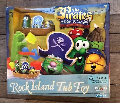 Veggie Tales Tub  Set Pirates Who Don't Do Anything 2007 Blue Box Toys • $299.99