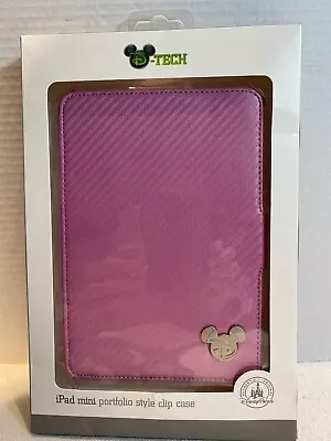 Disney Parks Ipad Mickey Mouse Portfolio Style Clip Case Pink Brand New • £33.72