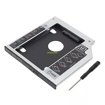 £6.95 • Buy SATA 2nd 9.5mm HDD SSD Caddy For Dell M6400 M6500 M6700 M6800 M4600 M4800