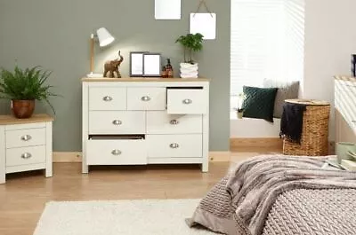 Chest Of Drawers Bedside Table Cabinet Merchant Lancaster Bedroom Furniture • £177.99