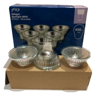 £5.69 • Buy MR16 Light Bulbs 35w Spotlight Halogen 6 Pack