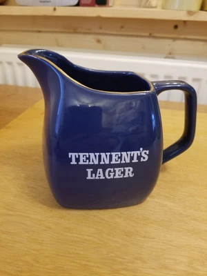 £9.99 • Buy Tennents Lager Wade Water Jug Man Woman Cave Bar Lounge Kitchen Drinks Cafe