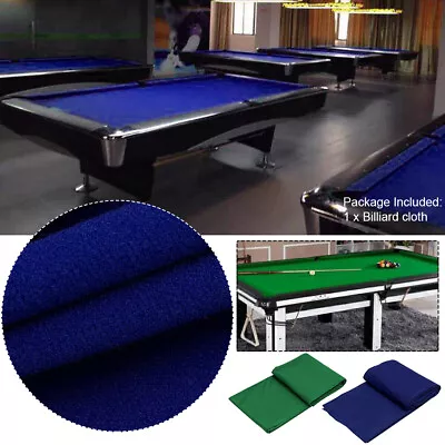 11.2x4.7ft Worsted Billiard Pool Eight Ball Table Ch Felt For 7ft 8ft Table • $41.79