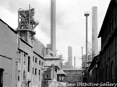 View Of A Steel Mill Pittsburgh Pennsylvania - 1938 -Vintage Photo Print • $10
