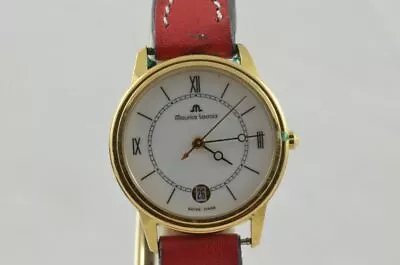 Maurice Lacroix Vintage Women's Watch Steel Plated 25MM 11528 Quartz Wrist 3 • £195.13