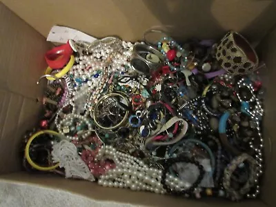 Large As-is Jewelry Lot22 LBs NecklacesBracelets Wearable. & As-isParts • $4.99