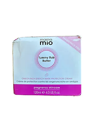 Mama Mio Tummy Rub Butter Fragrance Free 120ml Open Box • $11.98