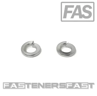 (100) 5/16 Stainless Steel Medium Lock Washers (100 Pieces) Fast Free Shipping • $11.95