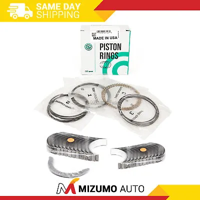 Piston Rings Main Rod Bearings Fit 02-09 Honda Accord K24A1 K24Z1 K24A4 K24A8 • $79.95