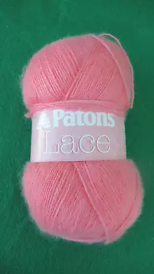 Patons Lace Yarn-#2 Fine - 3 Oz Coral  -new • $5.50