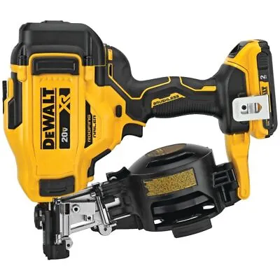 DEWALT 20V MAX DCN45RND1 15-Degree Cordless Roofing Nailer Kit Battery & Charger • $459.80