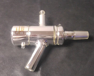 $69 • Buy 9.625  Distillation Feed Head Section / Adapter Silvered Vacuum Jacketed 29/42